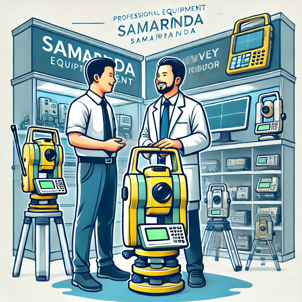 Professional survey equipment distributor in Samarinda