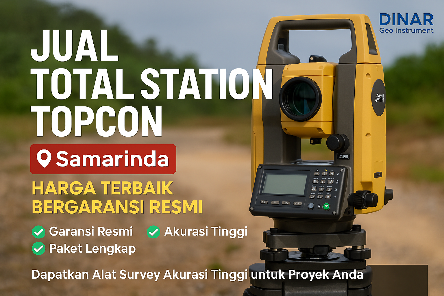 Jual Total Station Topcon Samarinda