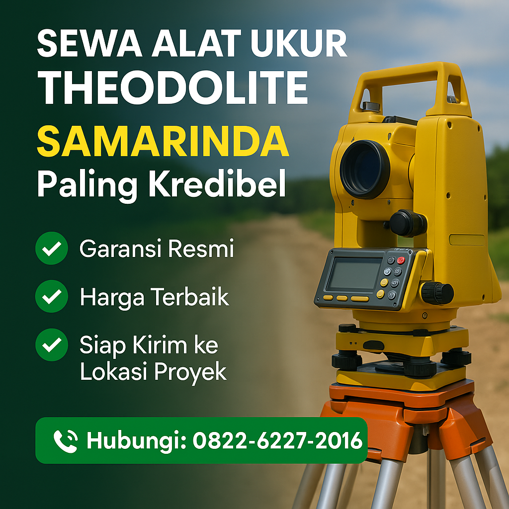 Sewa Alat Ukur Theodolite Samarinda